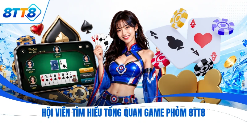 Hội viên tìm hiểu tổng quan game Phỏm 8TT8